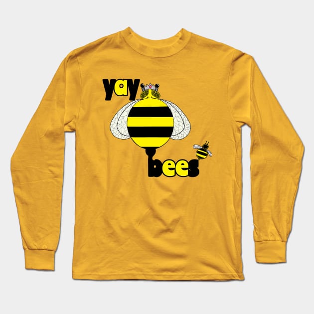 yay bees Long Sleeve T-Shirt by Zenferren